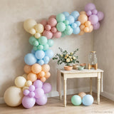 Pastel Macaron Balloons | 12 Inch Rainbow Latex Party Decor