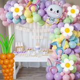 Easter Balloon Arch Kit | Bunny Carrot Garland, Spring Party Decor