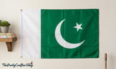 Pakistan Flag 5x8 Ft | Large Polyester Pakistani Banner With Metal Grommets | Outdoor Patriotic Decor