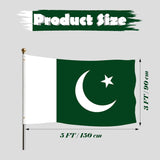 Pakistan Flag 5ft x 3ft | Double Sided Polyester Garden Decor