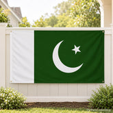 2 Pack Pakistan National Flag 3x5 Ft, Double Sided Outdoor Decor, Brass Eyelets
