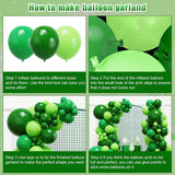 Dark Green Balloon Arch Garland Kit, Jungle Safari Birthday Party Decor