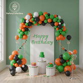 Sports Theme Balloon Arch Garland Kit, Orange Green Black Party Decoration