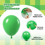 Green Black Confetti Balloon Set, Lime White Latex Balloons, Football Party Decor