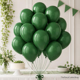 Dark Green Latex Balloons, Dinosaur Jungle Safari Birthday Party Decor