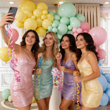 Pastel Rainbow Balloon Arch Kit | Macaron Garland for Unicorn Birthday, Baby Shower Decor