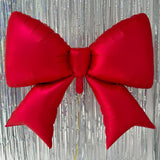 Jumbo Bow Balloons, Red Pink Birthday Party Decor, Valentine Bridal Shower (4Pcs)