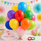 110Pcs Rainbow Balloon Set, 12 Inch Assorted Color Latex Balloons, Birthday Wedding Party Decoration