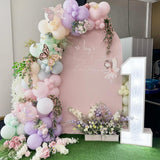 Pastel Fairy Wildflower Balloons | Sage Green, Purple, Pink Latex Party Decor