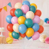 Boho Rainbow Balloon Set, Vintage Earth Tones, Baby Shower Decor