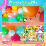 Tropical Pool Party Balloon Arch Kit | Beach Luau Summer Birthday Decor