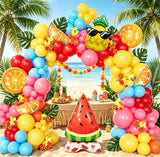 Fruit Balloon Garland Arch Kit | Tropical Summer Party Decor, Watermelon Pineapple Oranges