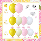 Pink Yellow Balloon Arch Kit | Lemonade Birthday, Baby Shower, Bridal Shower Decor