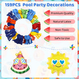 Tropical Summer Balloon Arch Kit | Sun, Watermelon, Beach Party Garland