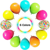 Tropical Hawaiian Balloon Arch Kit | Hot Pink, Green, Orange, Yellow, Teal Summer Garland
