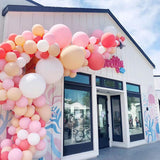 Macaron Pink Latex Balloons | 24 Inch Large Round Party Decor