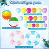 Tropical Balloon Arch Kit | Pool Party Garland, Summer Luau Decor (115 Pieces)