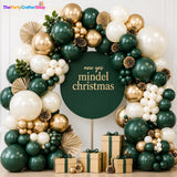 Emerald Green Gold Balloon Arch Kit, Safari Party Garland, Wedding Birthday Decor