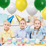 Green Yellow White Balloon Garland Arch Kit, Jungle Tractor Party Decor
