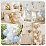 Pearl White Latex Balloons, 12 Inch Pearlescent Party Decoration