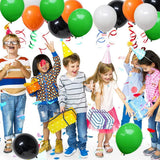 Green Orange Black Balloon Arch Kit, Sports Theme Garland, Game Birthday Party Decor
