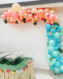 Tropical Hawaiian Balloon Arch Kit | Luau Birthday Party Decorations