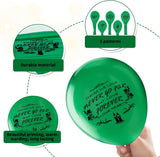 Memorial Dove Balloons, Green Remembrance Celebration of Life Decor