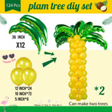 Tropical Palm Tree Balloon Arch | Luau Party Decorations, Coconut Tree Foil Balloons