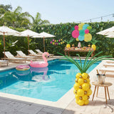 Pineapple Balloon Garland Kit | Yellow, Green, Gold Tropical Party Decor