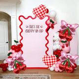 Cherry Balloon Garland Arch Kit | Red Pink White Party Balloons (149pc)