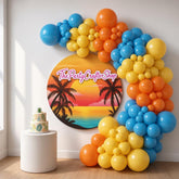 Tropical Balloon Arch Kit | Hawaiian Garland, Summer Party Decor