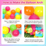 Tropical Balloon Arch Kit | Hawaiian Luau, Birthday Party Decorations