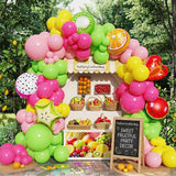 Fruit Party Balloon Garland Kit | Watermelon Pineapple Summer Decor