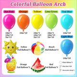 Pool Party Balloon Arch Kit | Summer Beach Ball Hawaiian Luau Birthday Garland
