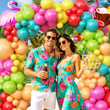 Tropical Balloon Arch Kit | Flamingo, Pineapple, Luau Party Decorations