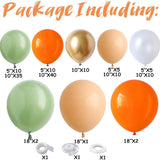Little Cutie Orange Balloon Arch Kit | Baby Shower, First Birthday Party Decorations
