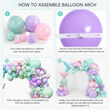 Mermaid Balloon Arch Kit | Under the Sea Party Decorations, Tail & Seashell Balloons