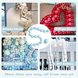 Pastel Blue Linking Balloons | 6 Inch Quick Link Arch Decor (100pc)
