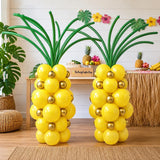Pineapple Balloon Garland Kit | Yellow, Green, Gold Tropical Party Decor