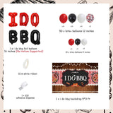 I Do BBQ Balloon Arch Kit | Bachelorette Bridal Shower Decor, Barbecue Backdrop Garland