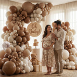 Neutral Balloon Garland Arch Kit, Boho Bear Baby Shower Birthday Wedding Decor