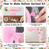 Ice Cream Bridal Shower Backdrop | Floral Pink Gold Balloon Arch Decorations