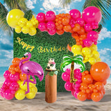 Tropical Aloha Balloon Arch Kit | Flamingo, Palm Tree, Summer Party Decor
