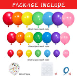 Rainbow Balloon Arch Kit | Mixed Size Garland for Birthday, Baby Shower, Wedding Decor