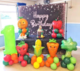 Fruit Vegetable Balloon Arch Kit | Tutti Frutti Birthday Party Garland