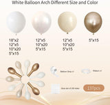White Gold Balloon Arch Kit | Boho Wedding, Baby Shower, Birthday Garland