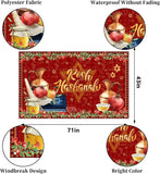 Rosh Hashanah Backdrop, Shana Tova Gold Banner, Jewish New Year Party Decoration