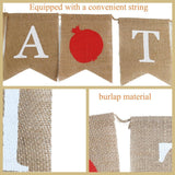 Shana Tova Burlap Banner, Rosh Hashanah Jewish New Year Bunting Sign