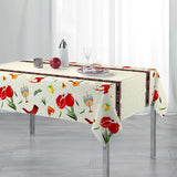 Rosh Hashanah Tablecloth Set, Shana Tova Plastic Dining Covers (2 Pack, 51x87 Inch)