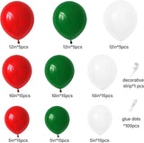 Mexican Independence Day Balloon Garland Kit, Viva Mexico Backdrop, Foil Balloons (105+3)